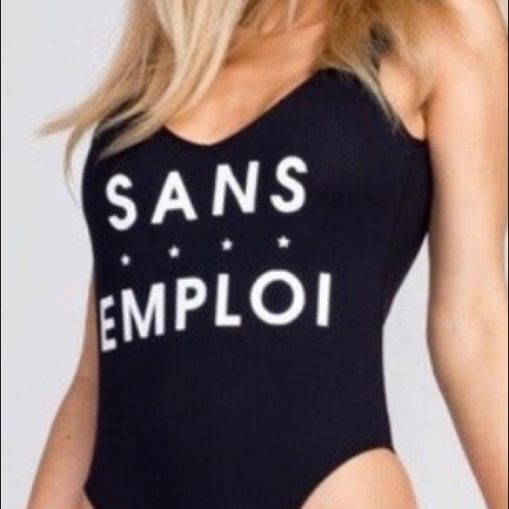NWT WILDFOX Swim SANS EMPLOI 80’s One‎ Piece suit! - Picture 4 of 4